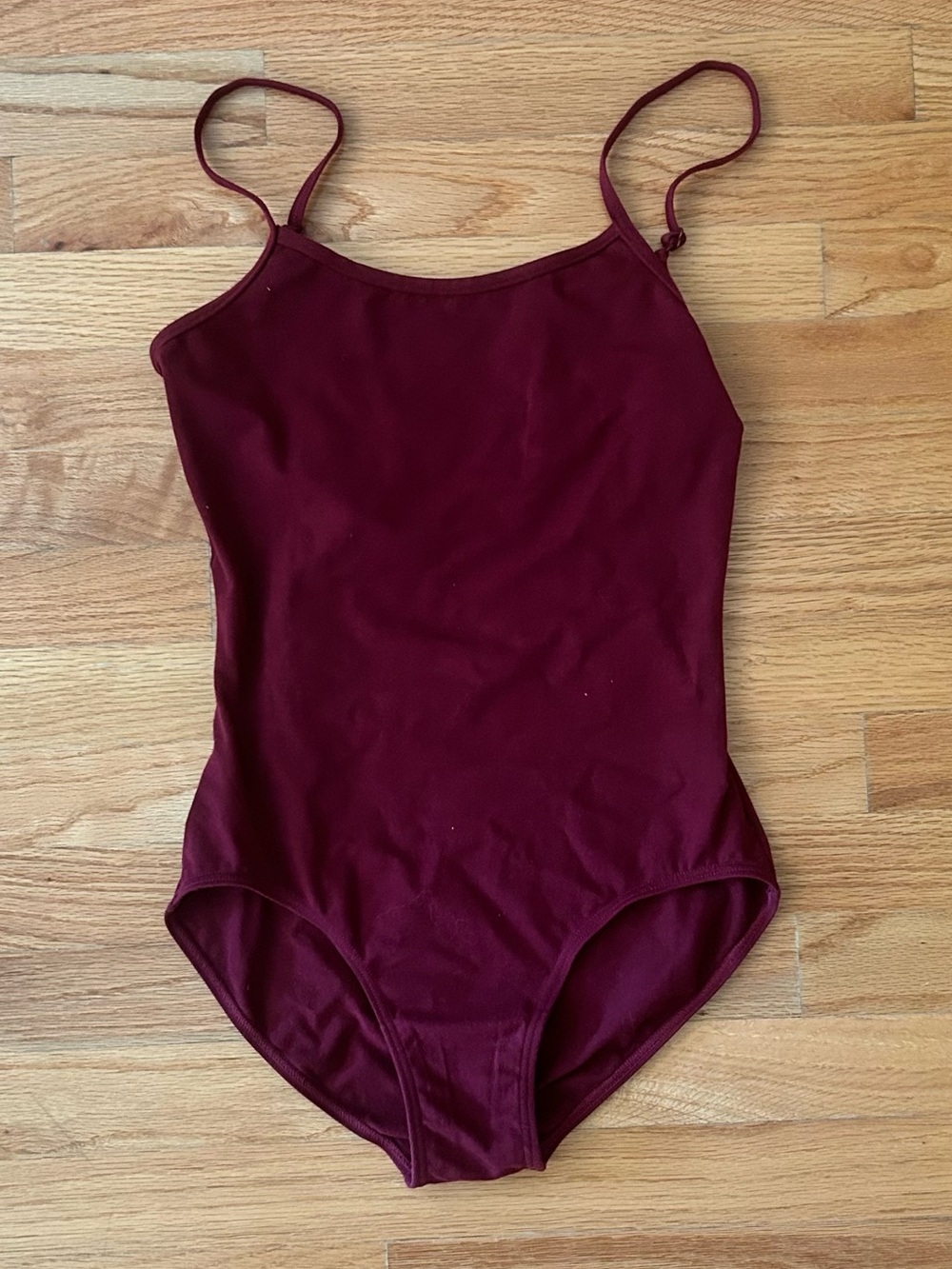 Weissman's Burgundy Ballet Leotard